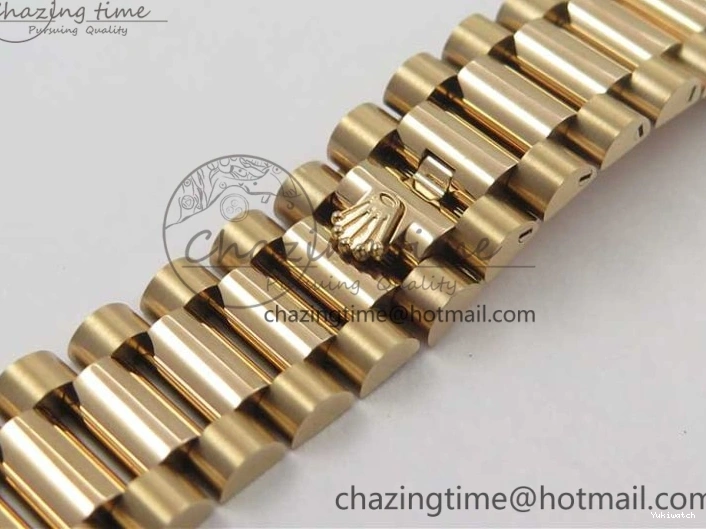 36 Day-Date Dial Edition Maker President RG 128239 Markers on Crystral RG Bp MOP Bracelet Best White 1220